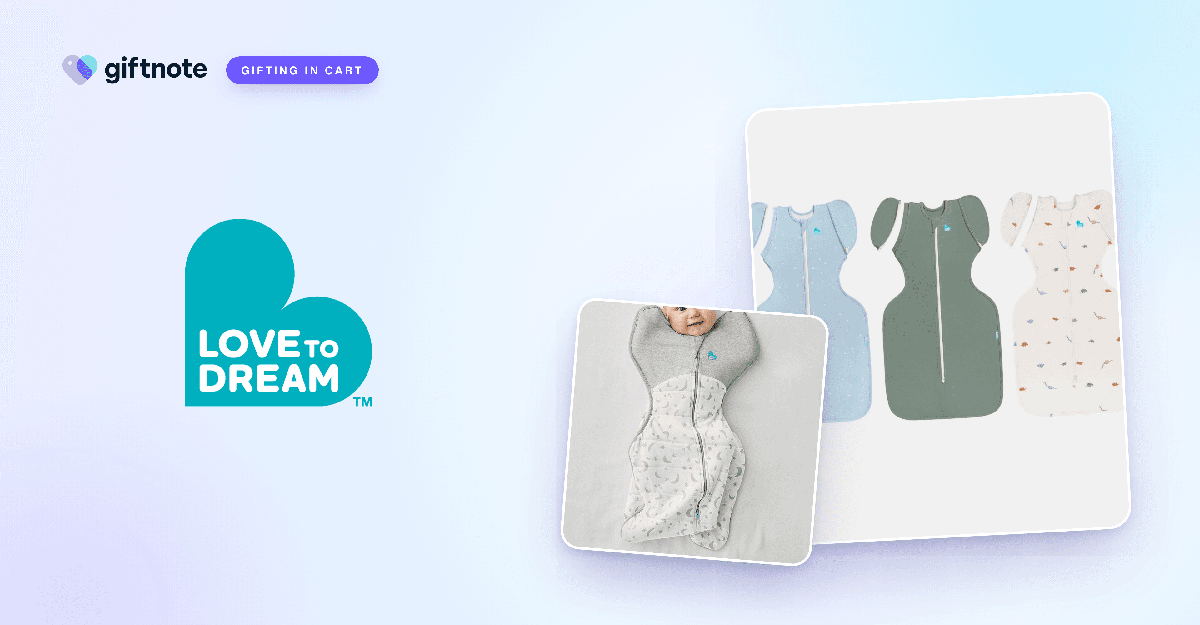 Love to Dream lifts conversion by asking one question in the cart, powered by Giftnote