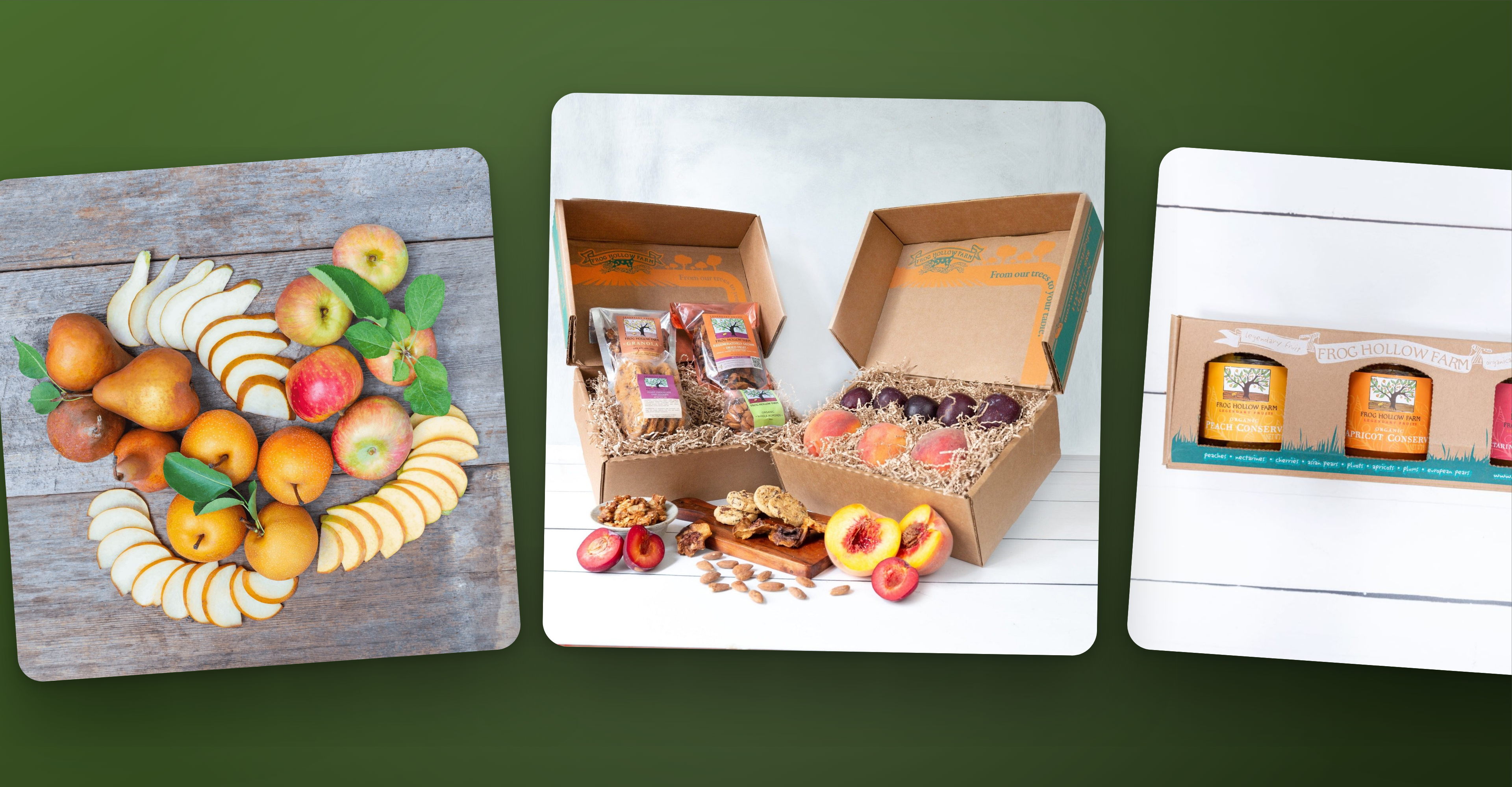 Frog Hollow Farm corporate gifts: organic fruit picked at peak season