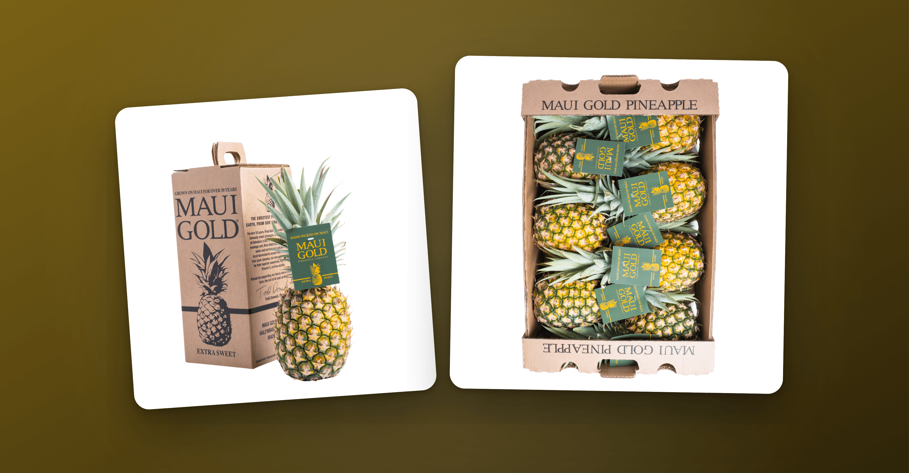 Maui Gold® Pineapple corporate gifts: hand-harvested and completely unexpected