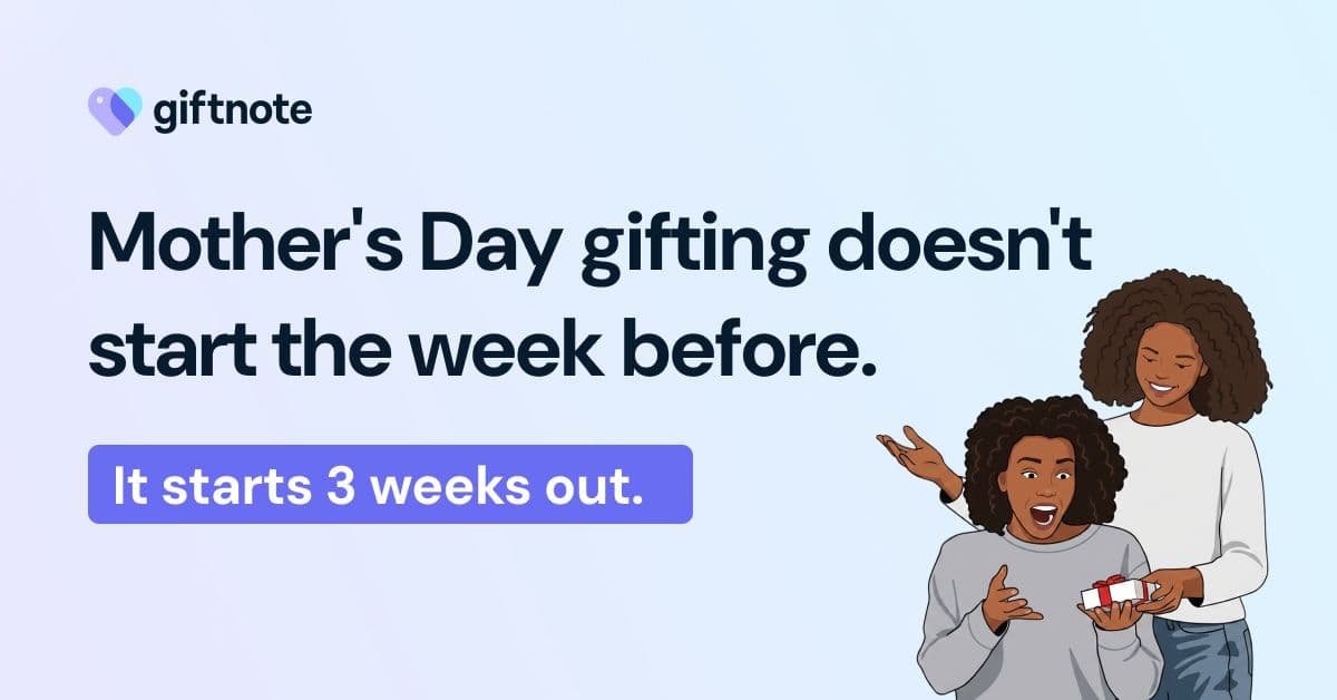 Mother's Day Gifting Doesn't Start the Week Before. It Starts Three Weeks Out.